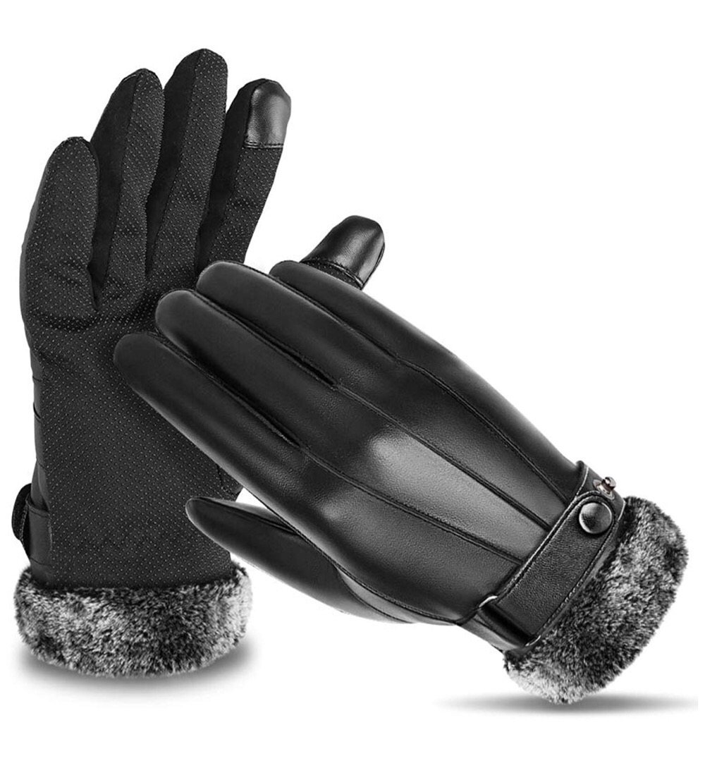 バイクに乗りながらスマホも操作できるオシャレでリーズナブルなPUレザー手袋のご紹介